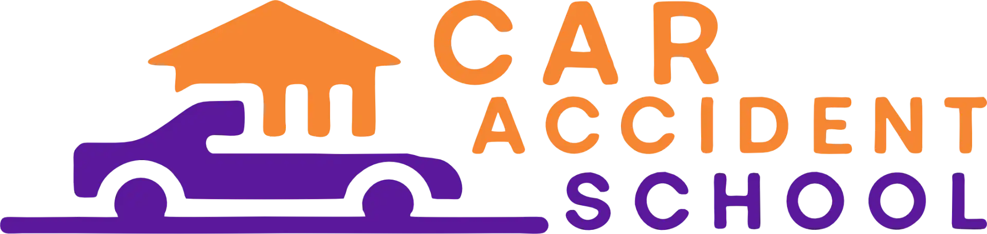 car accident school logo